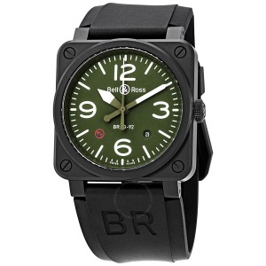 Bell & Ross Aviation Ceramic Military BR0392-MIL-CE Replik-Uhr