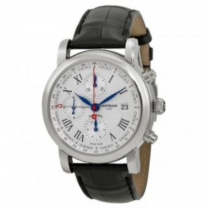 Montblanc Star Chronograph Silber Zifferblatt Herren 110704 Replik-Uhr