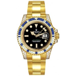 Rolex Oyster Perpetual GMT Master 2 Gold 116758 Replik-Uhr